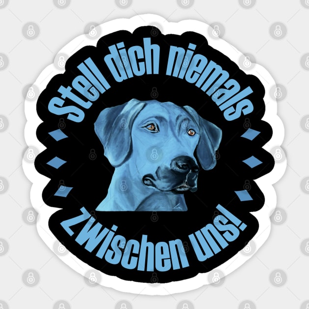 Rhodesian Ridgeback Sticker by Lin-Eve